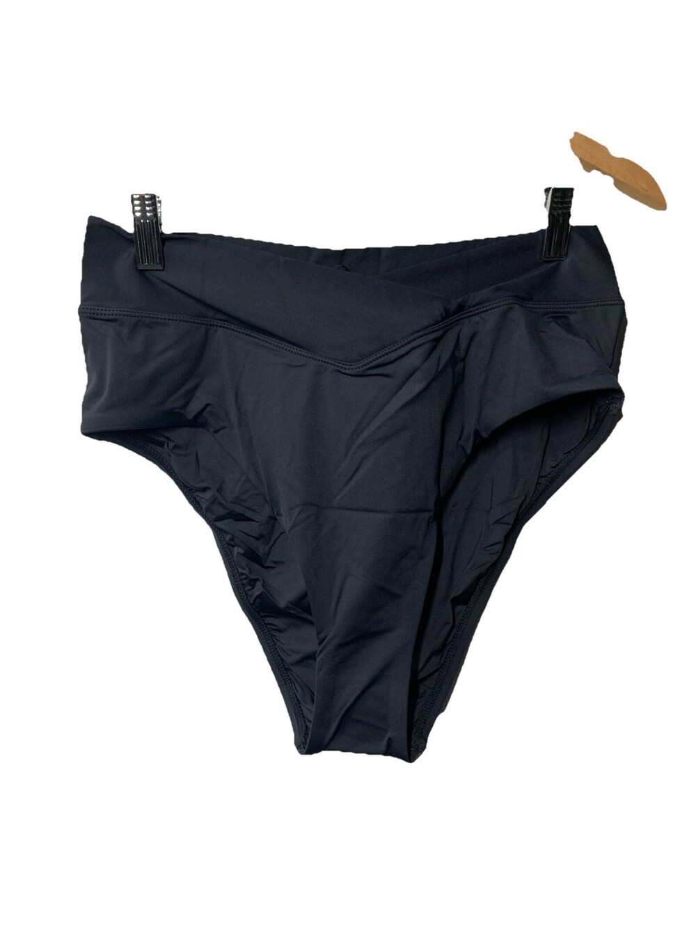 La Blanca Women's Black Island Goddess High Waist Bikini Bottoms LB2IG99 Size 10